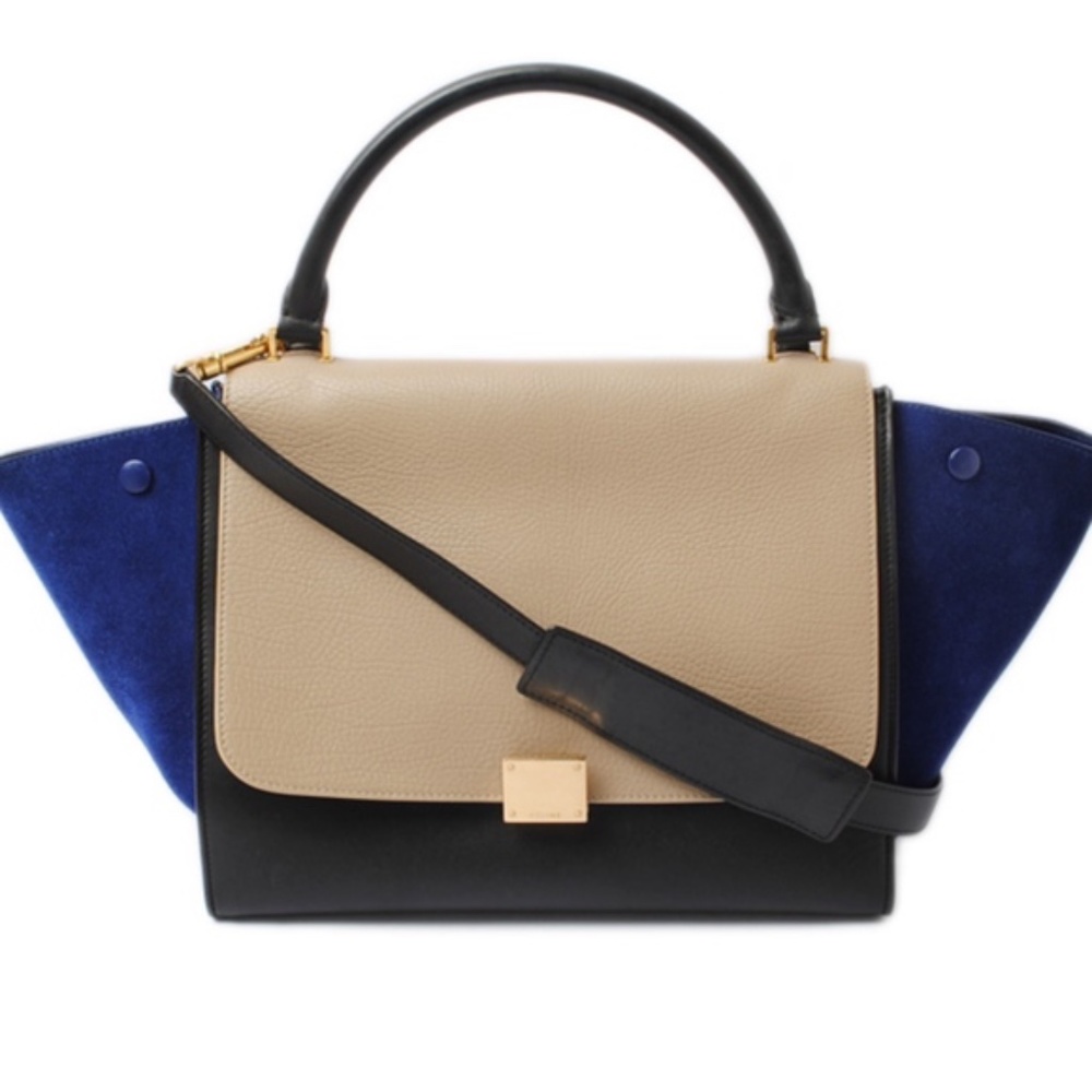 CELINE Trapeze Tri-Color Bag